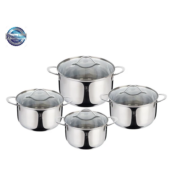 Berlinger Haus Silver Jewellery  8 részes LUXUS edénykészlet (BH-6663)