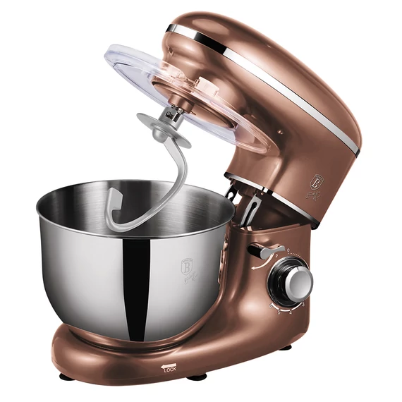 Berlinger Haus Rose Gold billenőfejes robotgép 6 l-es INOX tállal 1300W (BH-9197)