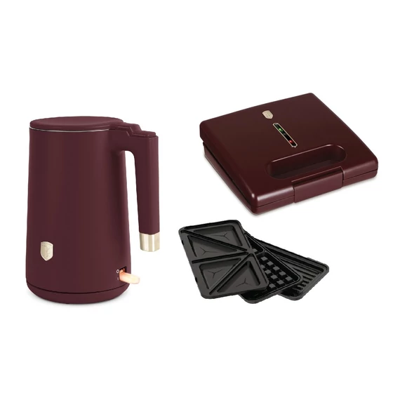 Berlinger Haus Leonardo Szendvics-, Gofri-, Grillsütő + Vízforraló szett (BH-9587/9579)