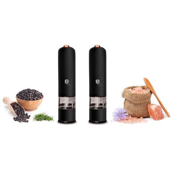 Berlinger Haus 2 db-os elektromos só-és borsőrlő szett Black Rose Gold (BH-9286)