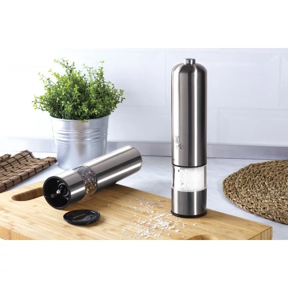 Berlinger Haus 2 db-os elektromos só-és borsőrlő szett Metallic Carbon (BH-1904)