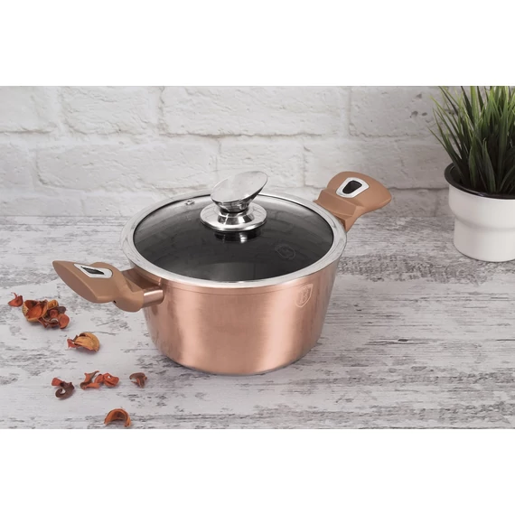 Berlinger Haus Rose Gold indukciós lábas 30 cm-es (BH-6194)