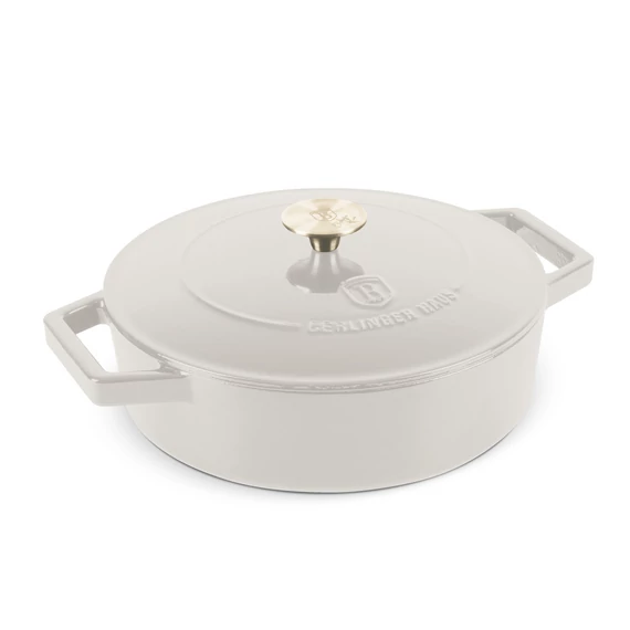 Berlinger Haus Sahara Öntöttvas alacsony lábas fedővel 26 cm-es (BH-6530)