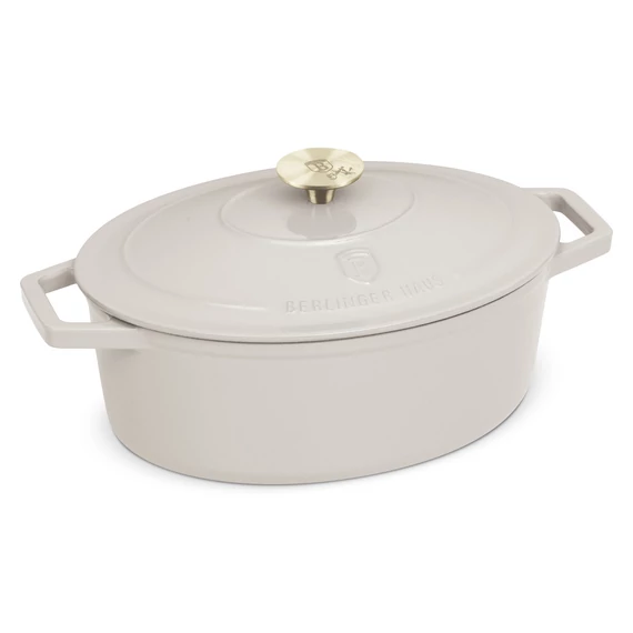 Berlinger Haus Sahara Öntöttvas ovális lábas fedővel 30 cm-es (BH-6540)