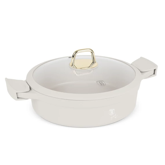 Berlinger Haus Sahara TitánPro bevonatú Alacsony Lábas fedővel 28 cm-es (BH-7785) 