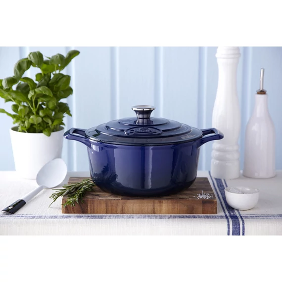La Cuisine Blue öntöttvas lábas fedővel 26 cm-es (432017)