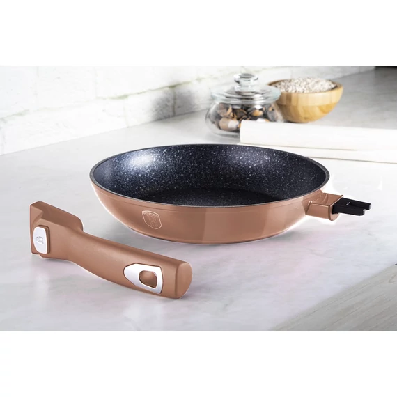 Berlinger Haus Rose Gold Serpenyő levehető nyéllel 28 cm-es (BH-1949)