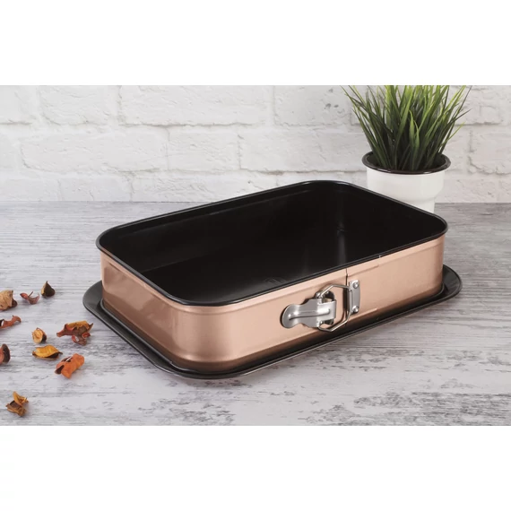 Berlinger Haus Rose Gold Szögletes kapcsos tortaforma (BH-6474)
