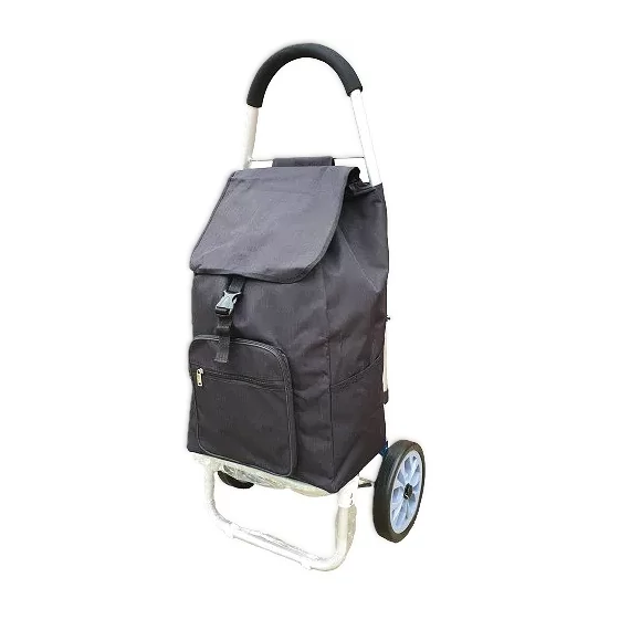 Gurulós Bevásárlókocsi alumínium vázzal, csapágyazott kerekekkel (F14810)