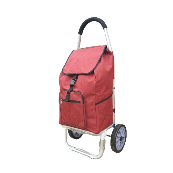 Gurulós Bevásárlókocsi alumínium vázzal, csapágyazott kerekekkel (B14810)