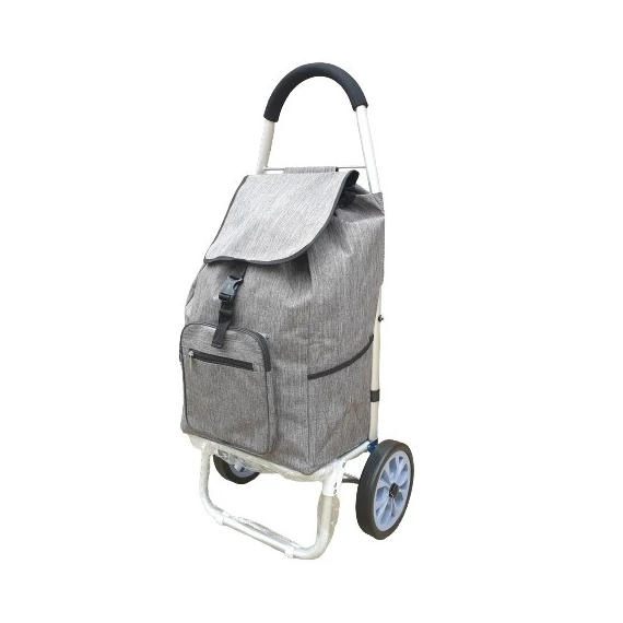 Gurulós Bevásárlókocsi alumínium vázzal, csapágyazott kerekekkel (SZ14810)