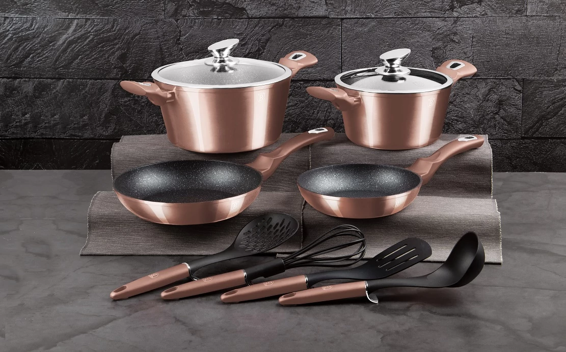 Berlinger Haus Rose Gold 10 részes edénykészlet (BH-6142)