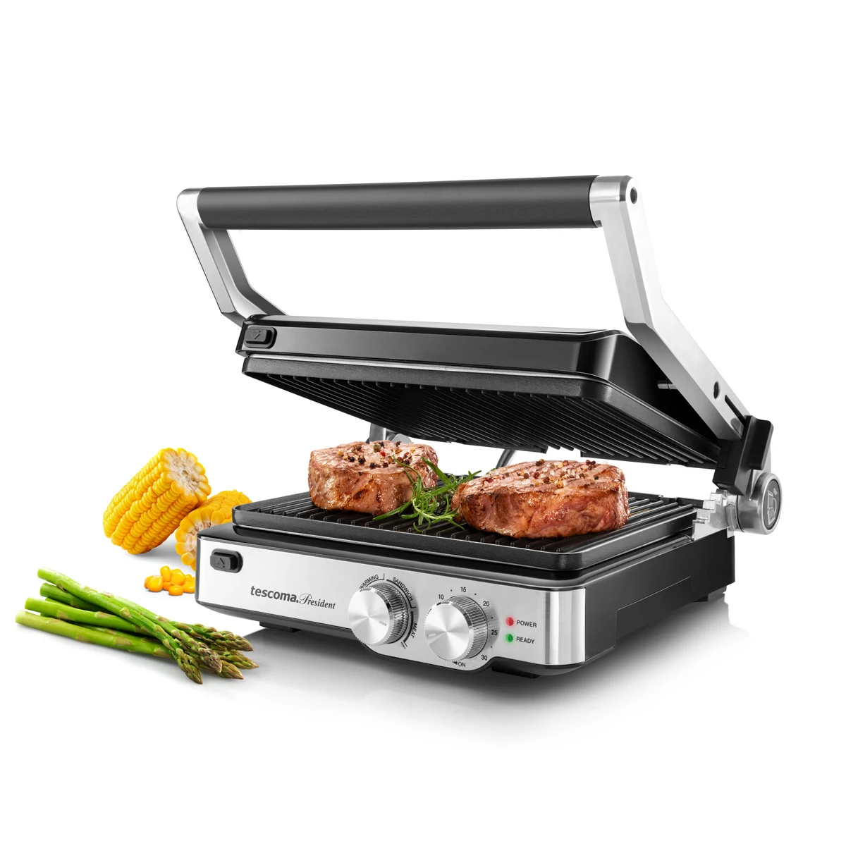 Tescoma President Csúcsminőségű Elektromos Kontakt Grill- és Szendvicssütő (909120)