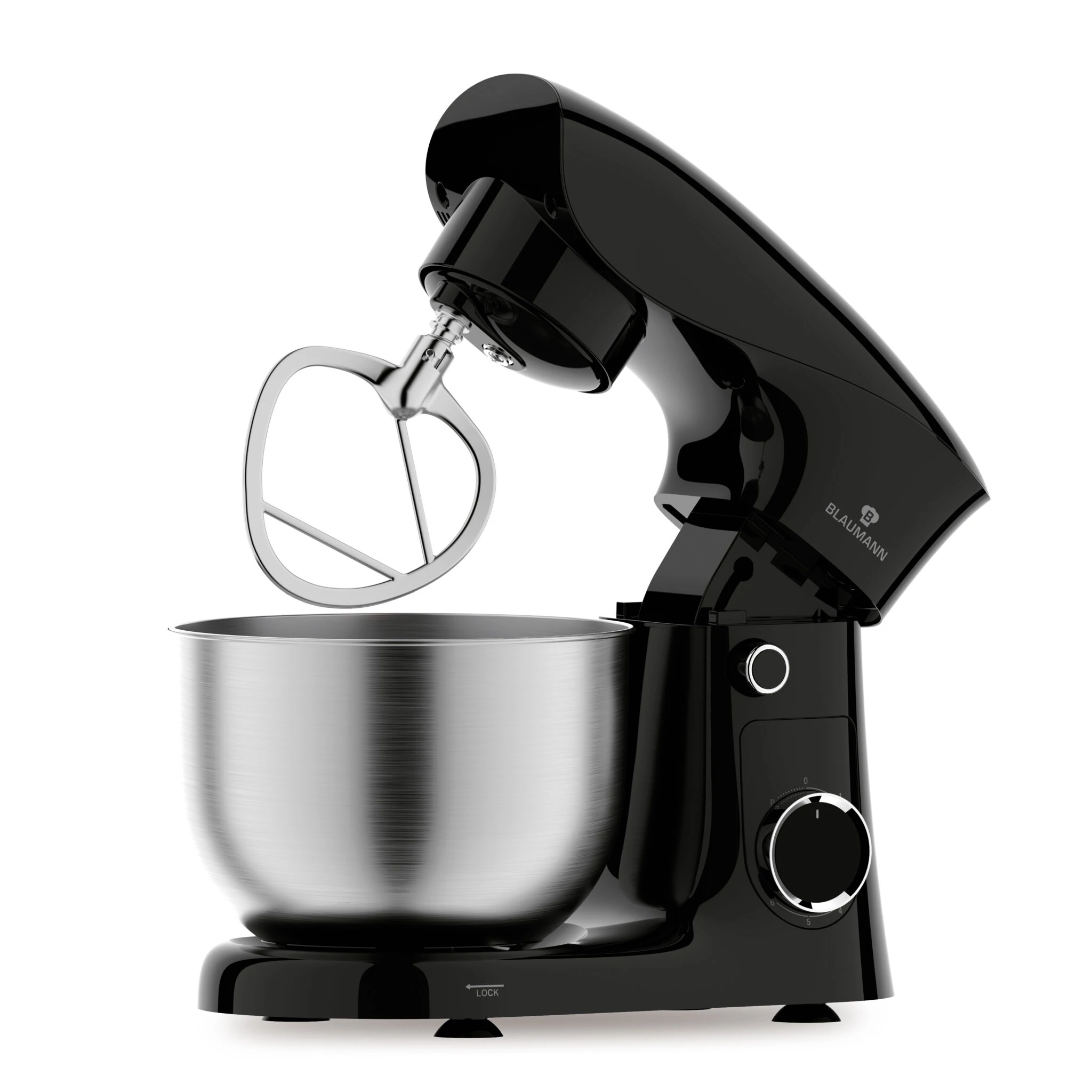 Blaumann Black Silver billenőfejes robotgép 4 l-es INOX tállal 1500 W (BL-9016)