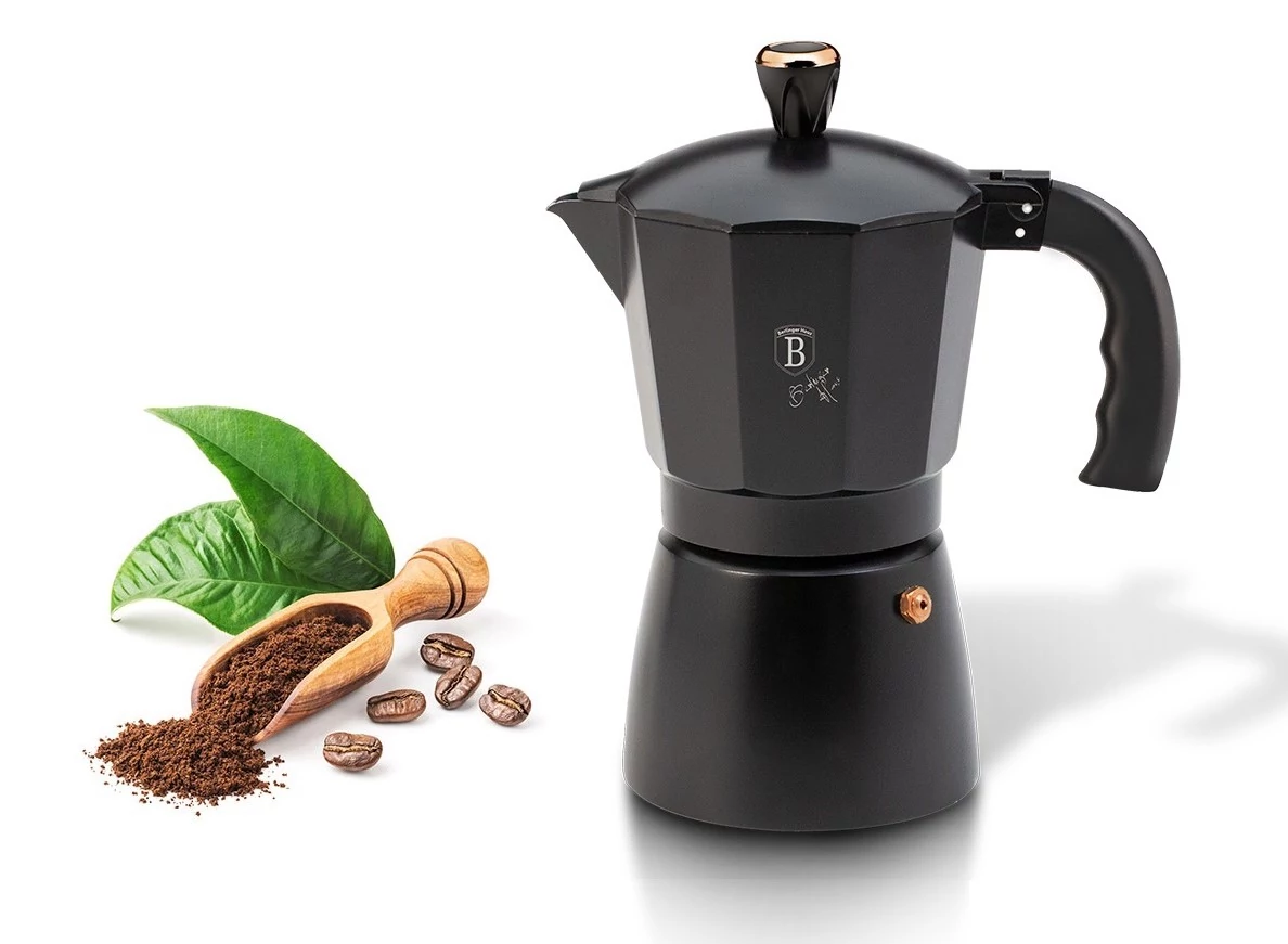 Berlinger Haus Black Rose 6 személyes kotyogós kávéfőző (BH-8561)
