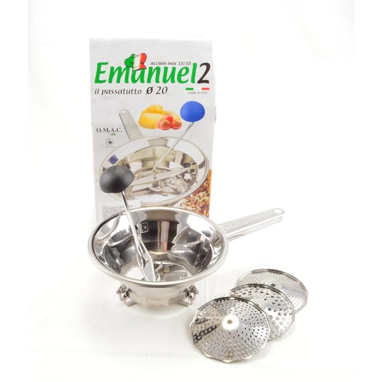 Emanuel 3 betétes Paradicsom-, Gyümölcs-, Halpasszírozó 20-cm (13246)