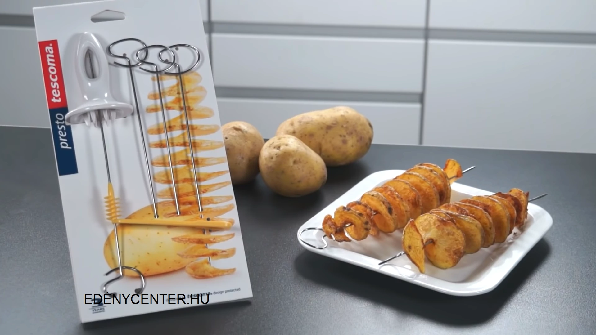 Tescoma Presto Burgonya spirálvágó, sütő szett (420637)