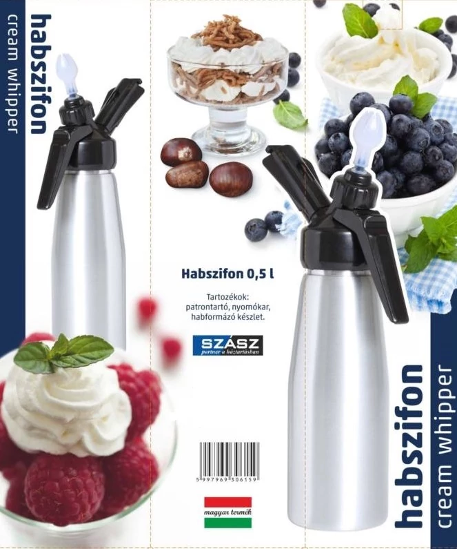 SZÁSZ Habszifon 0,5 l-es (SZÁ51)