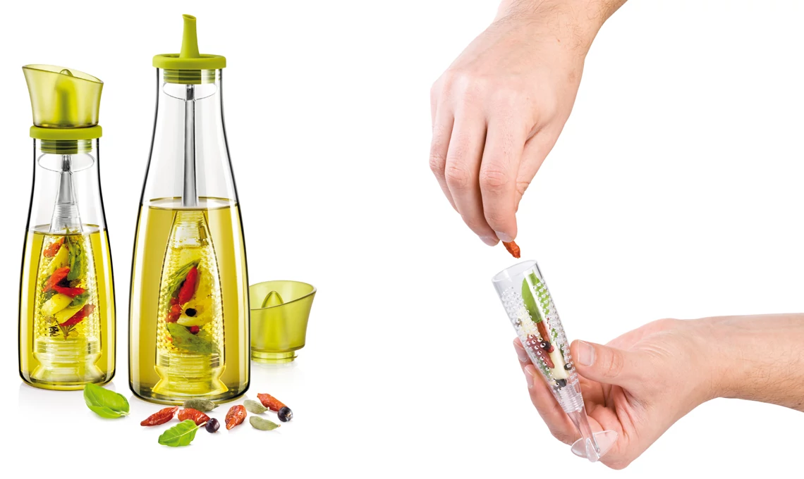 Tescoma VITAMINO Fűszerolaj tartó-készítő 0,5 l-es (642762)