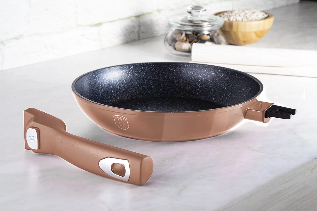 Berlinger Haus Rose Gold Serpenyő levehető nyéllel 28 cm-es (BH-1949)