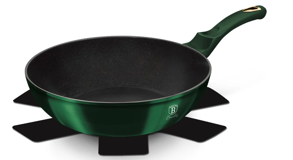 Berlinger Haus Smaragdzöld Wok 28 cm-es (BH-6053)