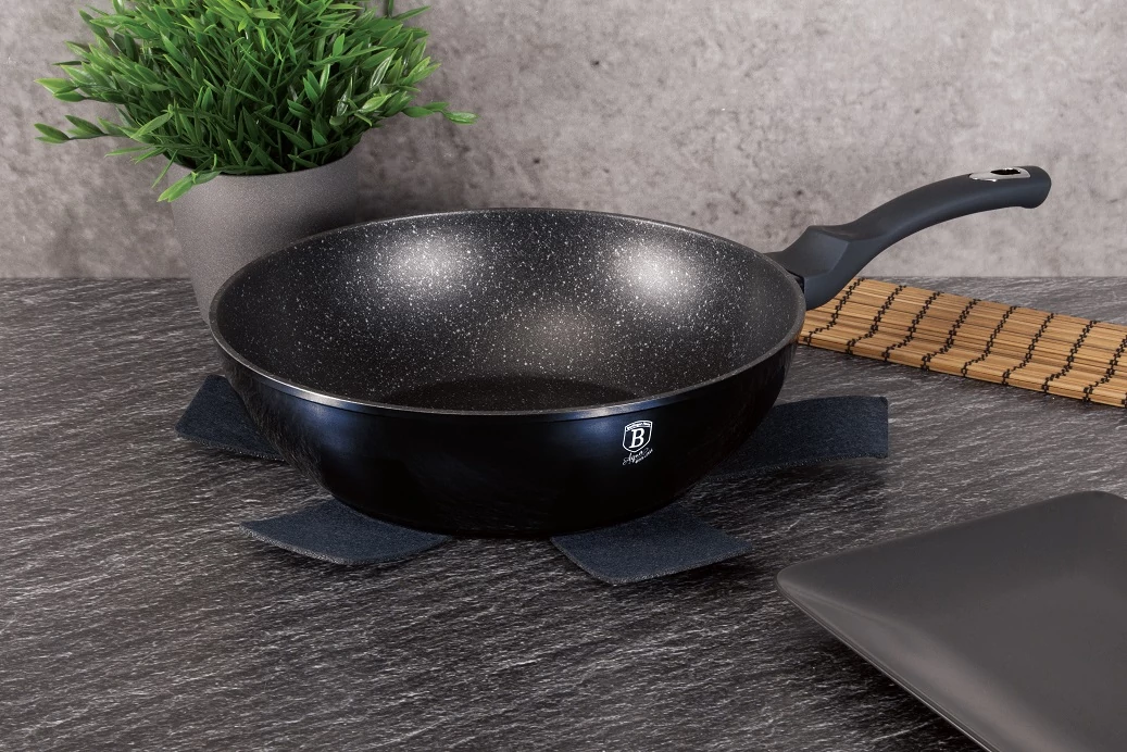 Berlinger Haus  Metallic Line Aquamarine Wok 30 cm-es (BH-6114)