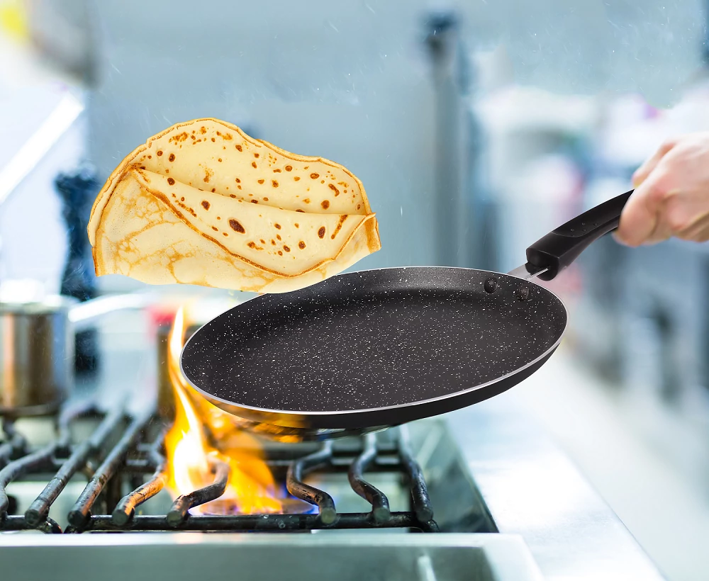 Blaumann Marble Line Indukciós Palacsintasütő + Fordító 24 cm-es (BL-1531MB-SP)