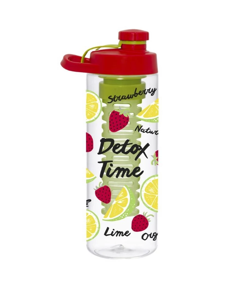 STRAWBERRY Infuser Kulacs gyümölcstartóval 0,65 l-es (161668-002CS)