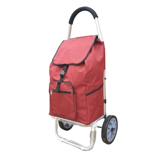 Gurulós Bevásárlókocsi alumínium vázzal, csapágyazott kerekekkel (B14810)