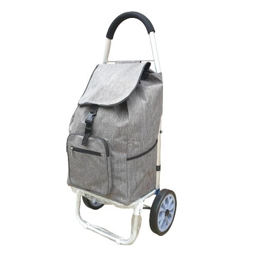 Gurulós Bevásárlókocsi alumínium vázzal, csapágyazott kerekekkel (SZ14810)